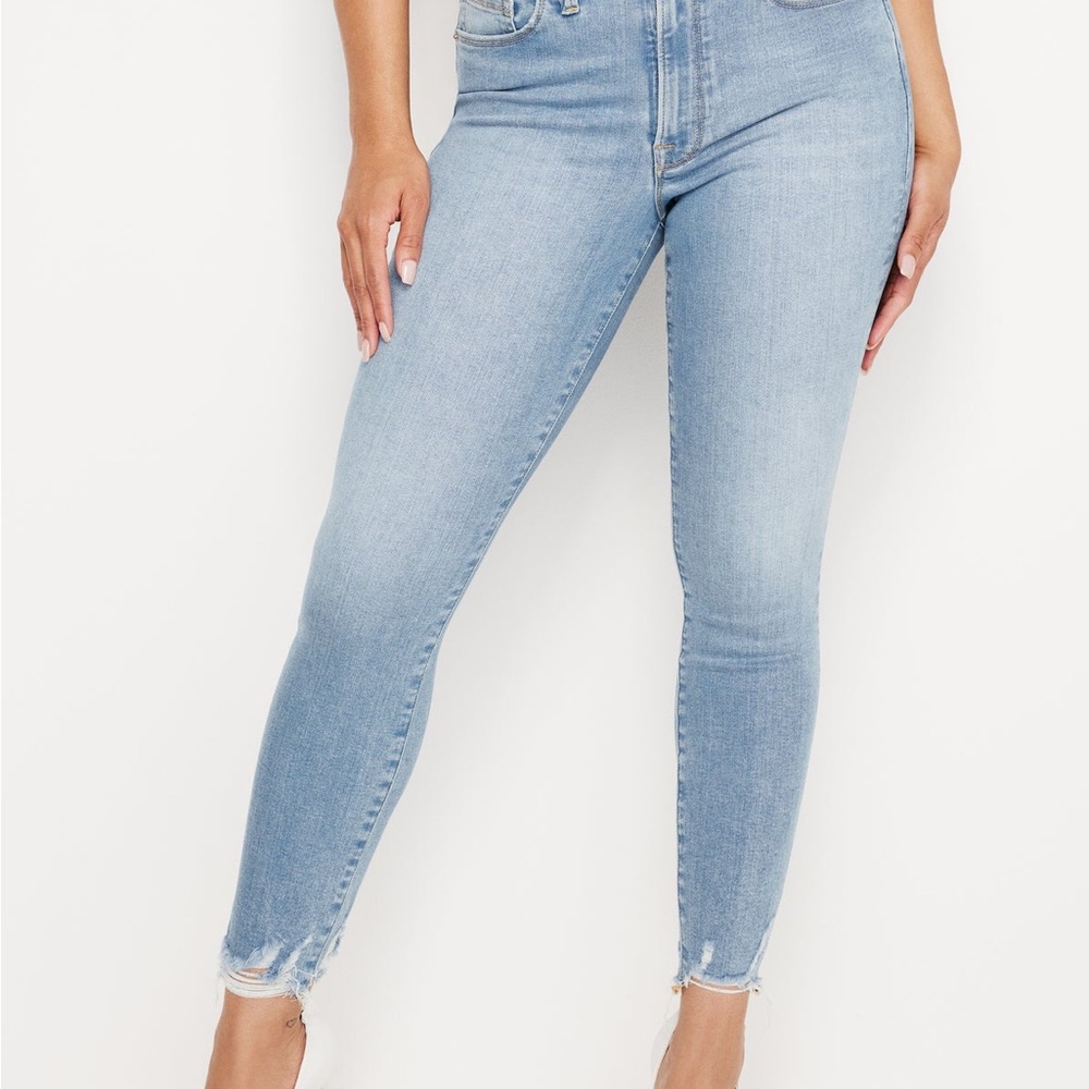 Good American Light Blue Ankle Jeans - Picture 2 of 15